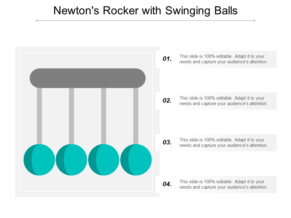 Newtons Rocker With Swinging Balls Ppt Powerpoint Presentation Model Background Designs