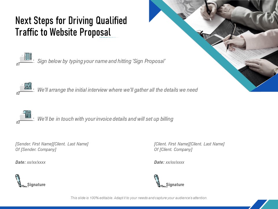 Next Steps For Driving Qualified Traffic To Website Proposal Ppt PowerPoint Presentation Summary Mockup PDF