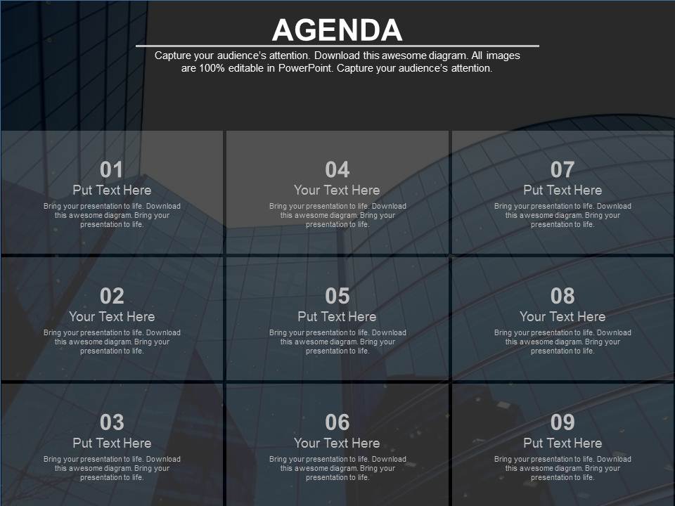 Nine Steps For Building Hr Agenda Powerpoint Slides