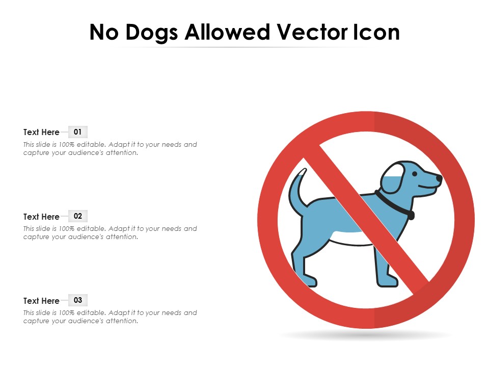 No Dogs Allowed Vector Icon Ppt PowerPoint Presentation Gallery Portrait PDF