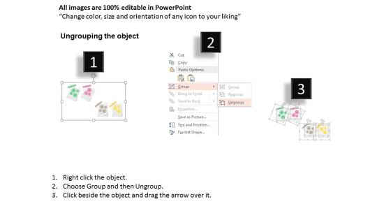 Note Book Pages With Gears Powerpoint Template