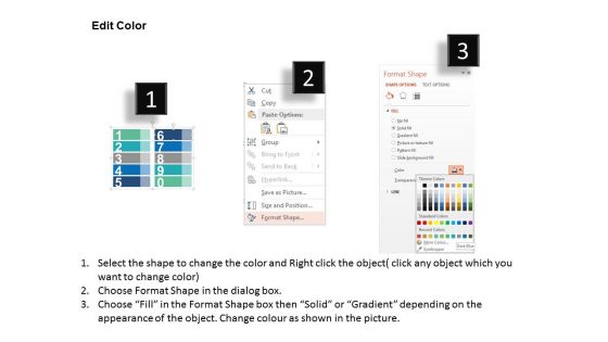 Numeric Order Banner Infographic Powerpoint Template