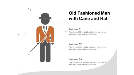 Obsolete Fashioned Clothes Dialer And Wires Cane And Hat Ppt PowerPoint Presentation Complete Deck