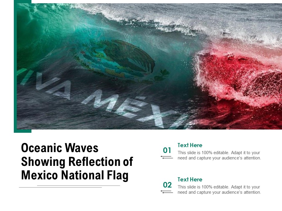 Oceanic Waves Showing Reflection Of Mexico National Flag Ppt PowerPoint Presentation File Example File PDF