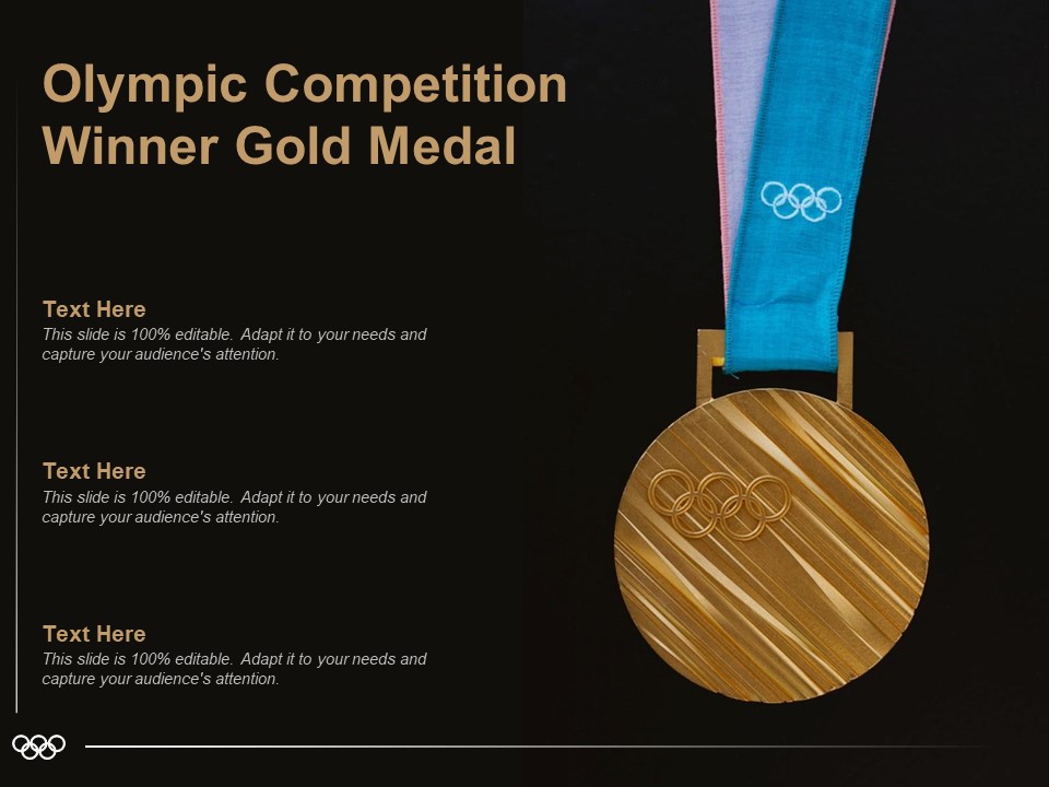 Olympic Competition Winner Gold Medal Ppt PowerPoint Presentation File Inspiration PDF