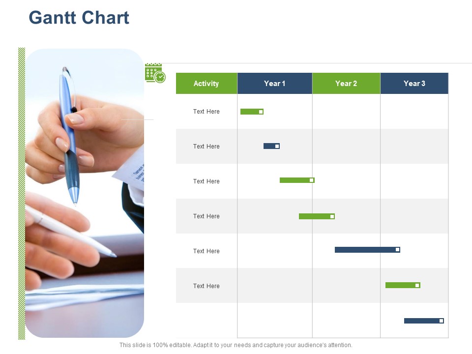 Online Banking Administration Procedure Gantt Chart Ppt Inspiration Master Slide PDF