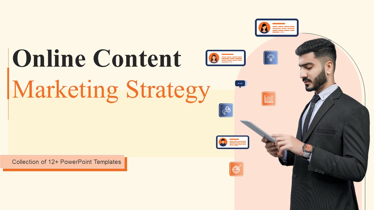 Online Content Marketing Strategy Ppt PowerPoint Presentation Complete Deck With Slides