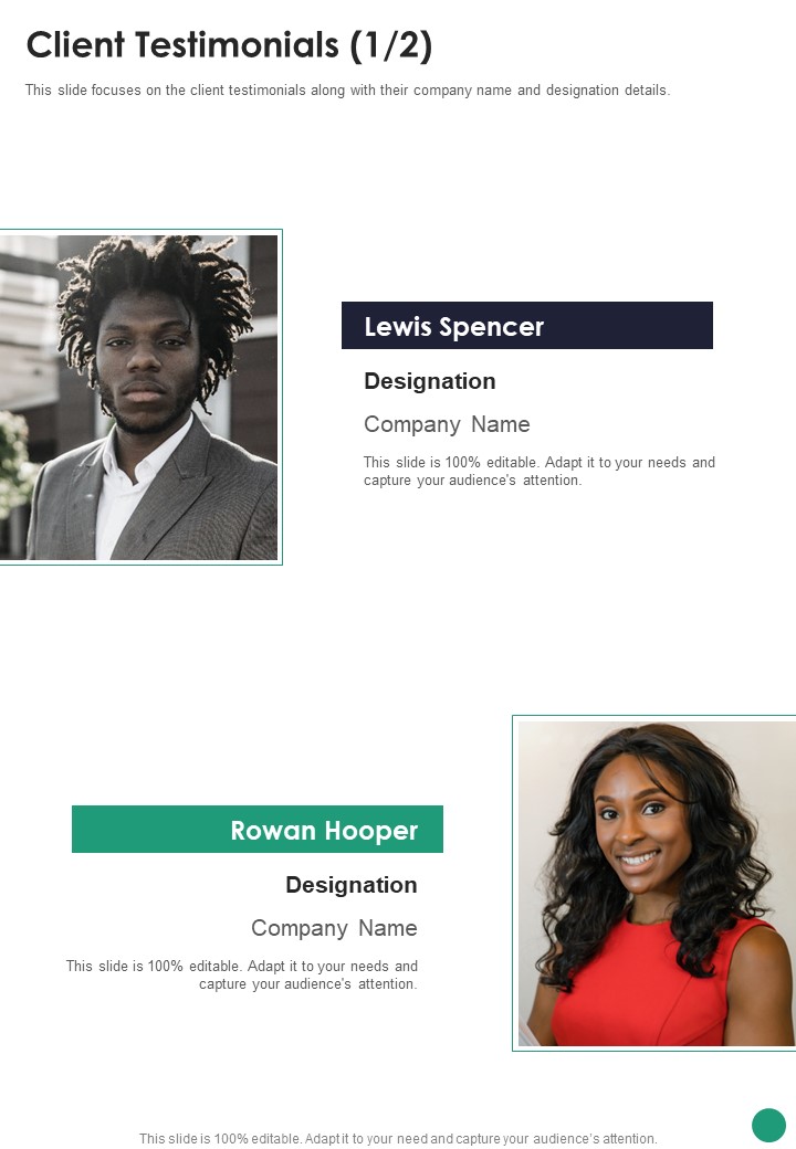 Online Food Ordering Website Project Proposal For Restaurants Client Testimonials One Pager Sample Example Document