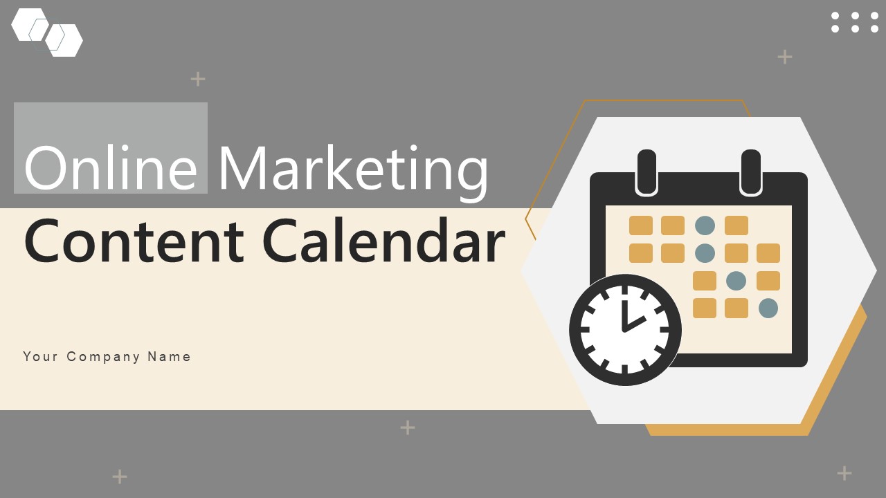 Online Marketing Content Calendar Ppt PowerPoint Presentation Complete Deck With Slides