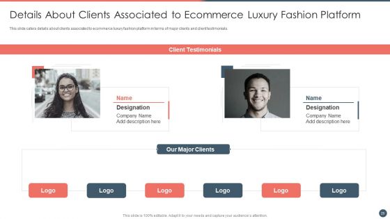 Online Premium Fashion Portal Venture Capitalist Financing Elevator Pitch Deck Ppt PowerPoint Presentation Complete Deck With Slides