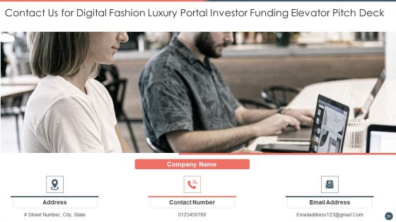Online Premium Fashion Portal Venture Capitalist Financing Elevator Pitch Deck Ppt PowerPoint Presentation Complete Deck With Slides