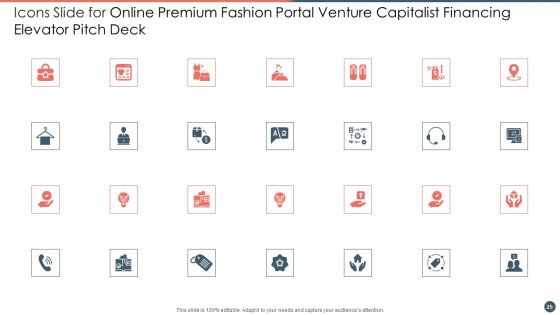 Online Premium Fashion Portal Venture Capitalist Financing Elevator Pitch Deck Ppt PowerPoint Presentation Complete Deck With Slides