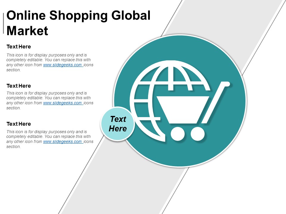 Online Shopping Global Market Ppt PowerPoint Presentation Gallery Rules