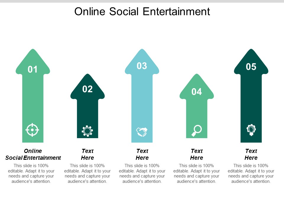 Online Social Entertainment Ppt PowerPoint Presentation Model Gallery Cpb
