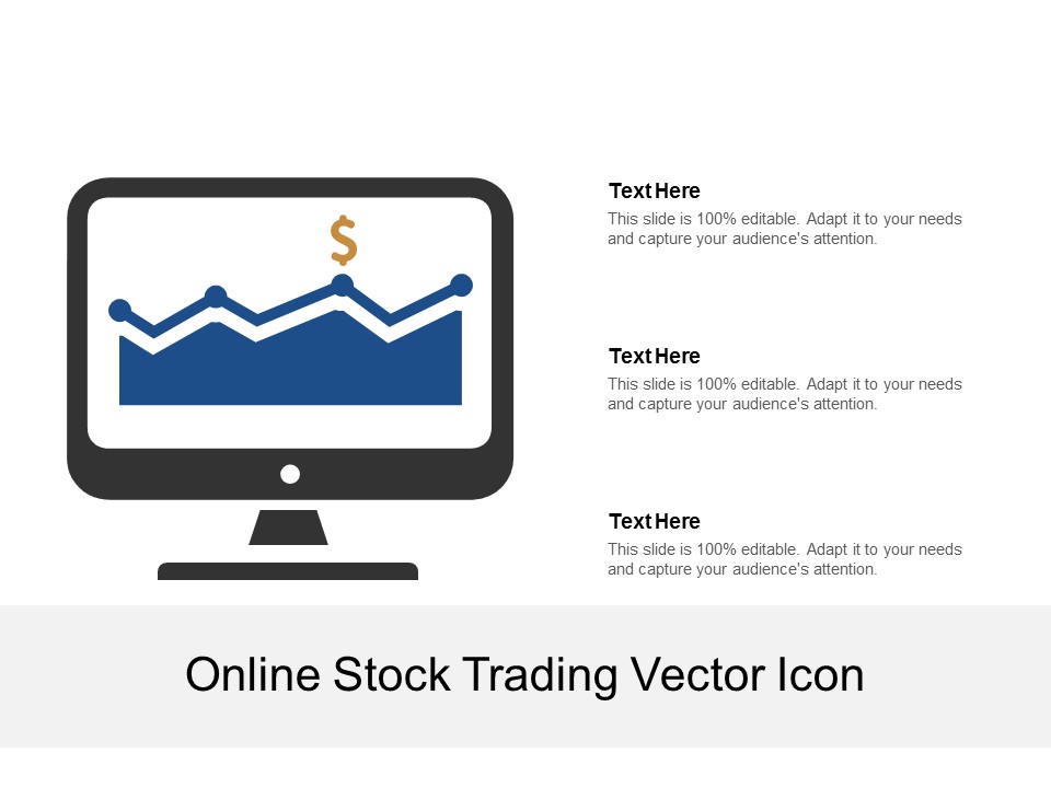 Online Stock Trading Vector Icon Ppt PowerPoint Presentation Infographics Good
