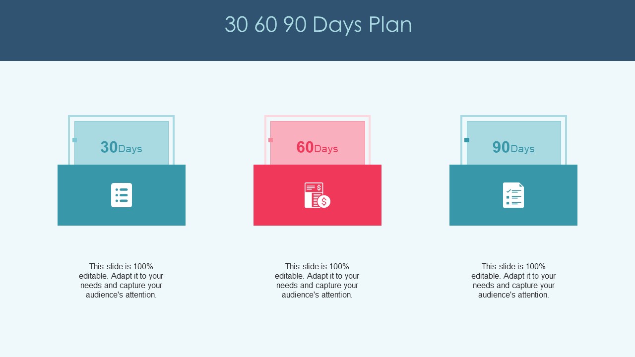 Openup Methodology IT 30 60 90 Days Plan Graphics PDF