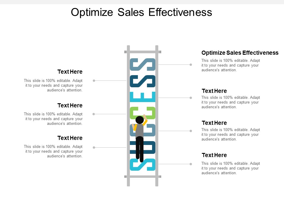 Optimize Sales Effectiveness Ppt PowerPoint Presentation Model Infographic Template Cpb