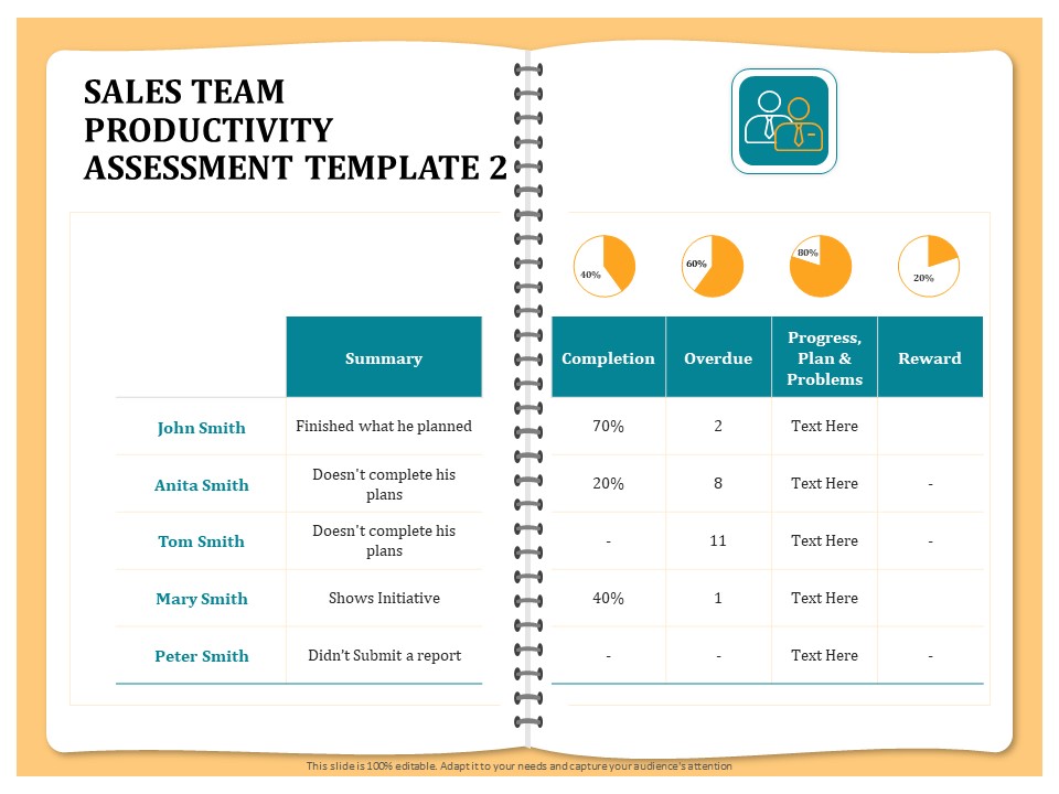 Optimizing Marketing Channel For Profit Increment Sales Team Productivity Assessment Template Microsoft PDF