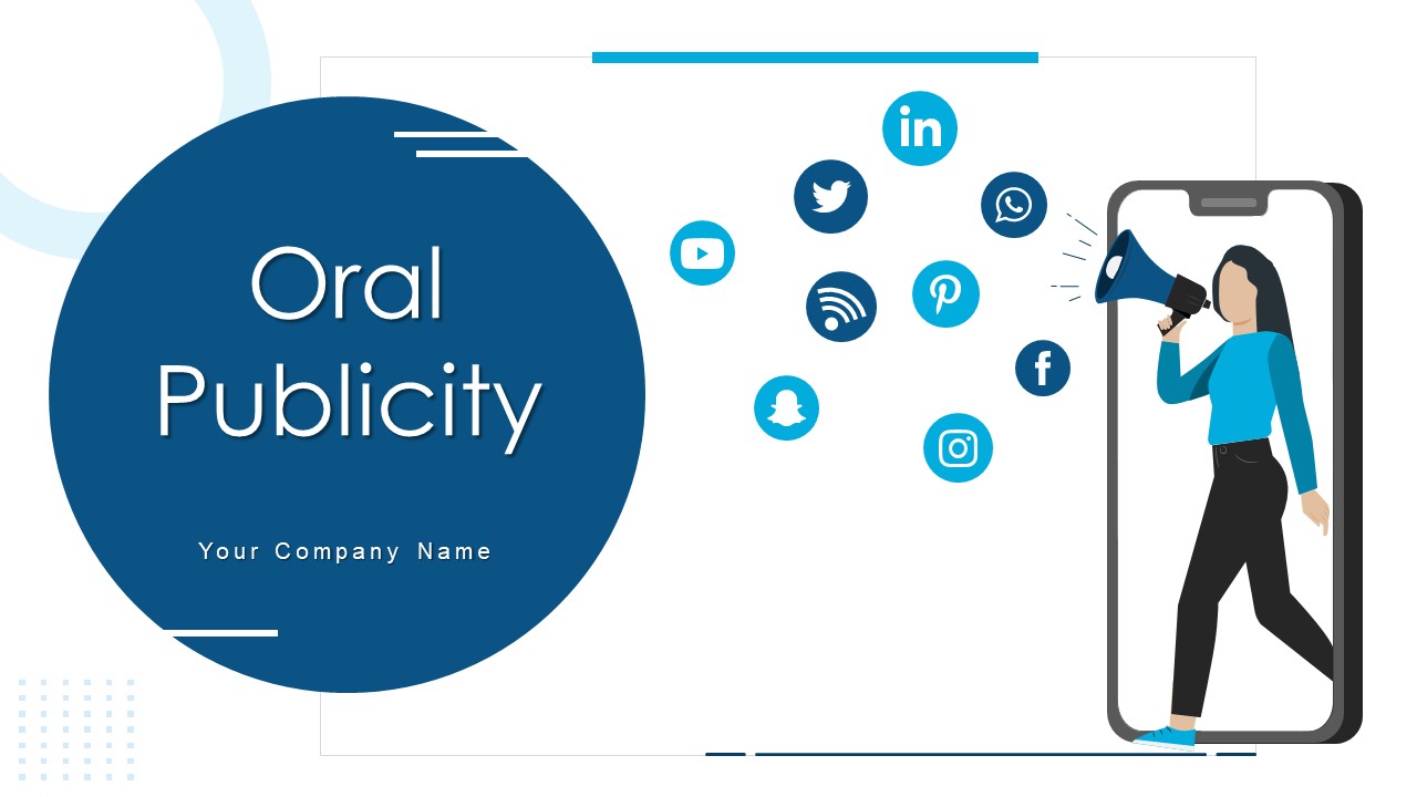 Oral Publicity Advertising Icon Ppt PowerPoint Presentation Complete Deck With Slides