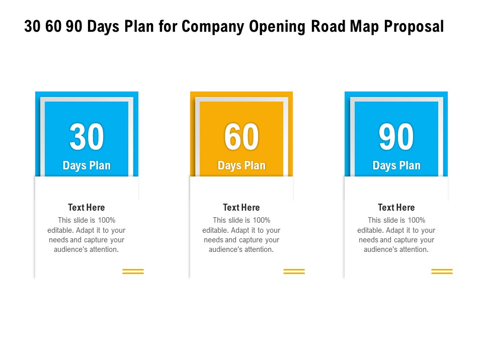 Organization Inception Timeline Proposal 30 60 90 Days Plan For Company Opening Road Map Proposal Template PDF