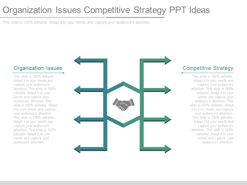 Organization Issues Competitive Strategy Ppt Ideas