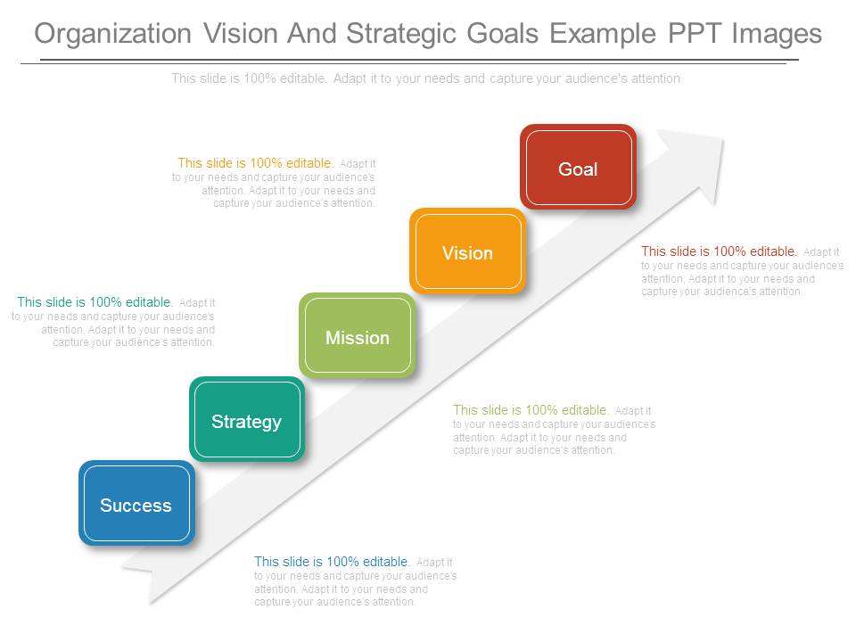 Organization Vision And Strategic Goals Example Ppt Images