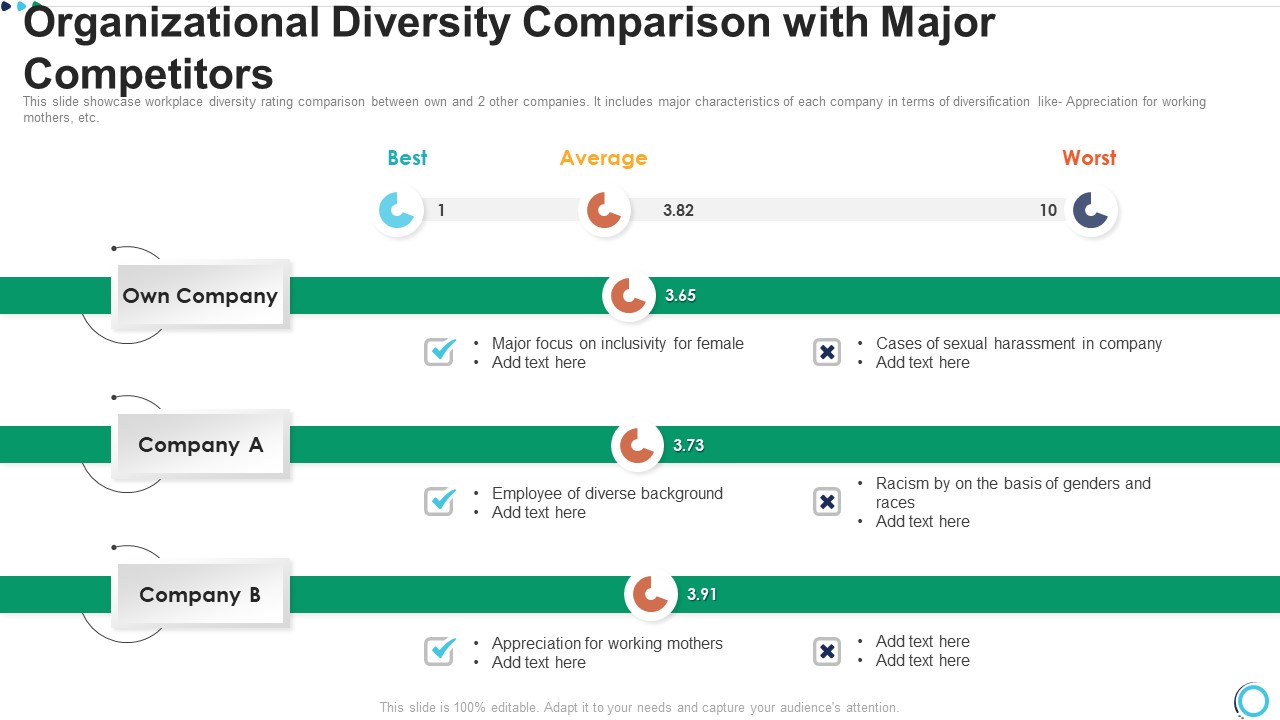 Organizational Diversity Comparison With Major Competitors Structure PDF