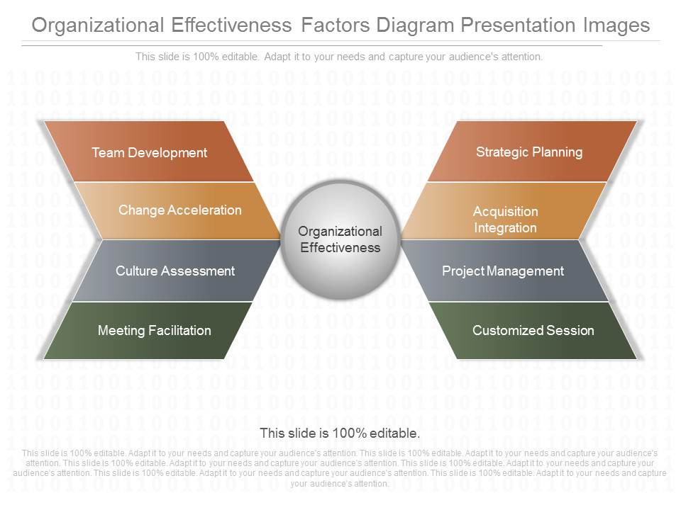 Organizational Effectiveness Factors Diagram Presentation Images