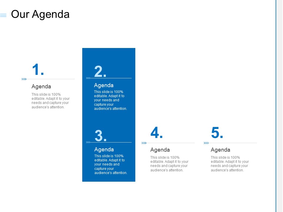 Our Agenda Ppt PowerPoint Presentation Inspiration Design Inspiration PDF