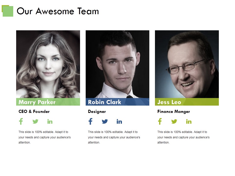 Our Awesome Team Ppt PowerPoint Presentation Infographics Graphics Download