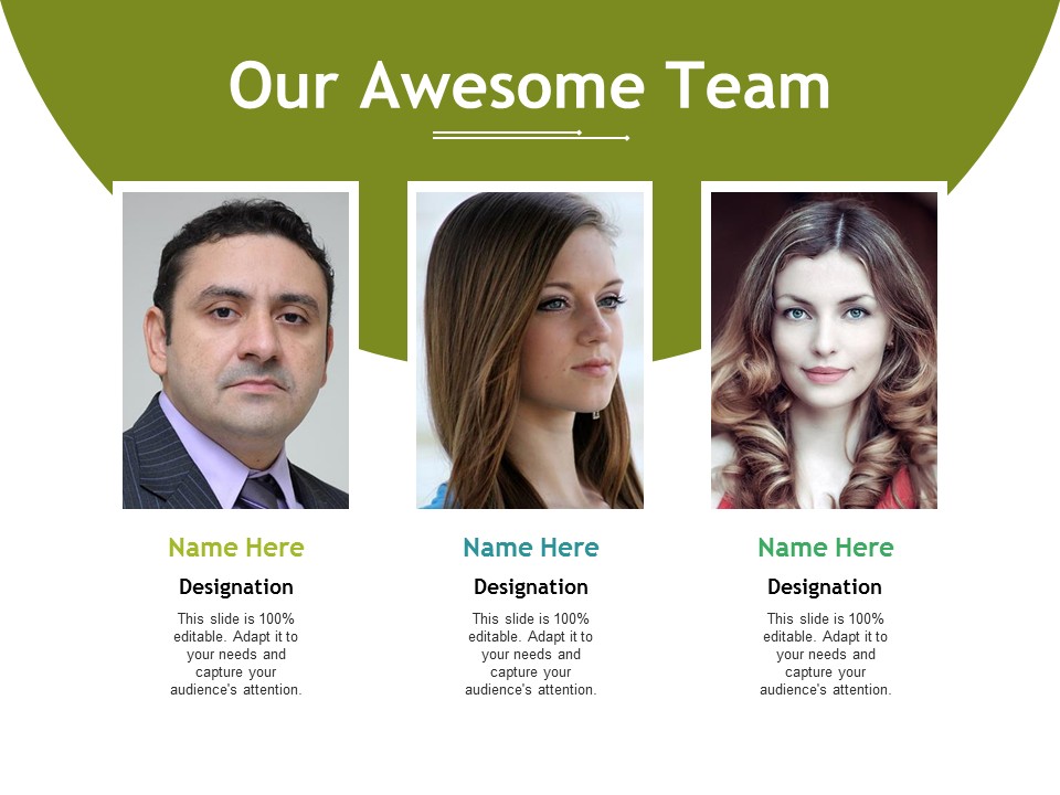 Our Awesome Team Ppt PowerPoint Presentation Layouts Slide Download