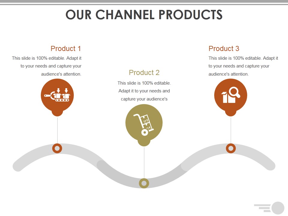 Our Channel Products Template Ppt PowerPoint Presentation Layouts Designs