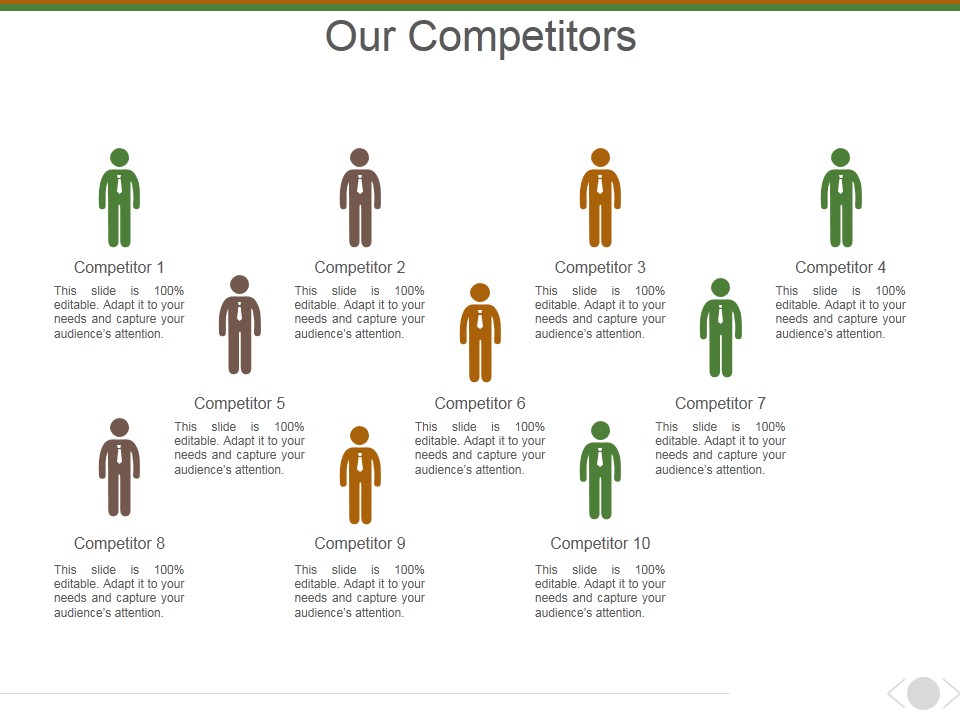 Our Competitors Template 1 Ppt PowerPoint Presentation Infographic Template Outline
