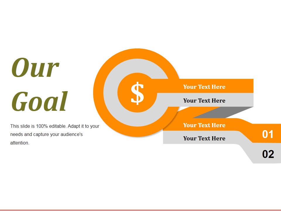 Our Goal Ppt PowerPoint Presentation Inspiration Clipart Images