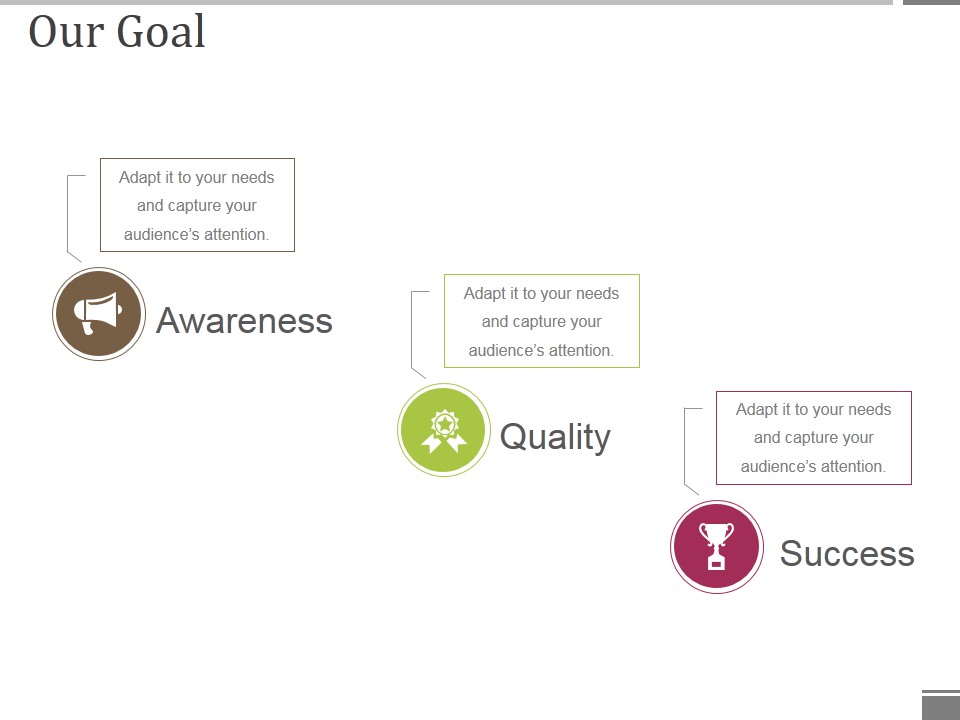 Our Goal Ppt PowerPoint Presentation Styles Graphics Tutorials