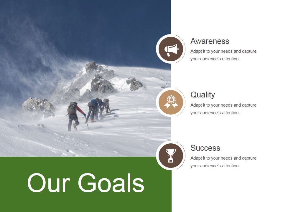 Our Goals Ppt PowerPoint Presentation Professional Slides