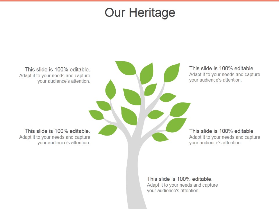 Our Heritage Template 1 Ppt PowerPoint Presentation Gallery Maker