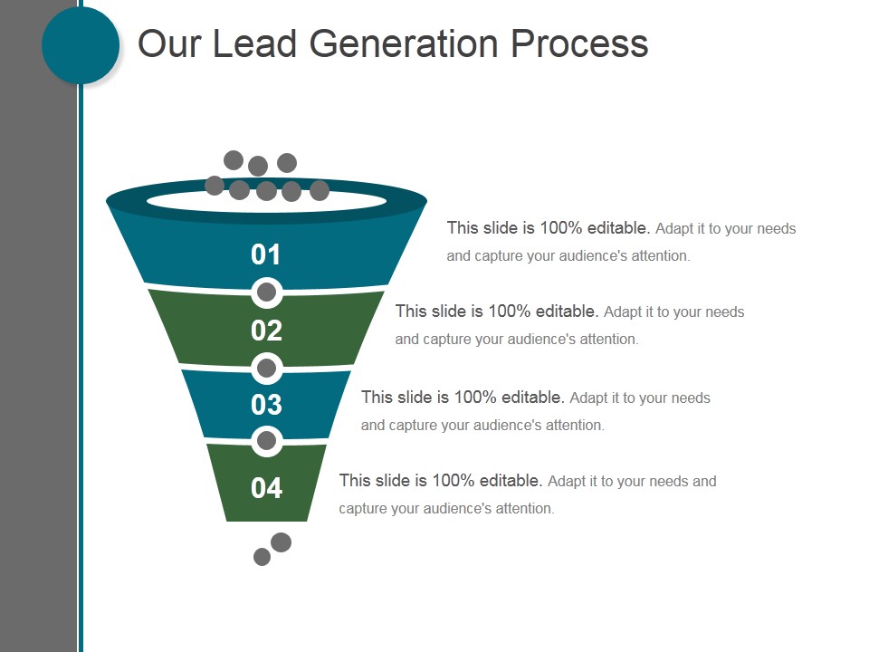 Our Lead Generation Process Ppt PowerPoint Presentation Microsoft