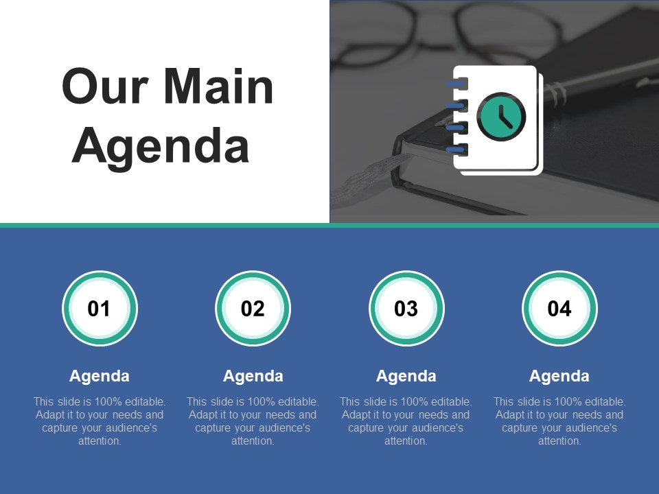 Our Main Agenda Ppt PowerPoint Presentation Slides Graphics Example