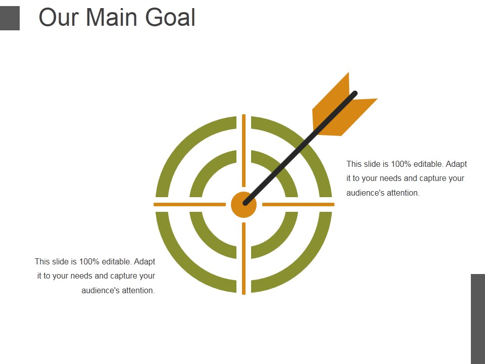 Our Main Goal Ppt PowerPoint Presentation Professional Graphics