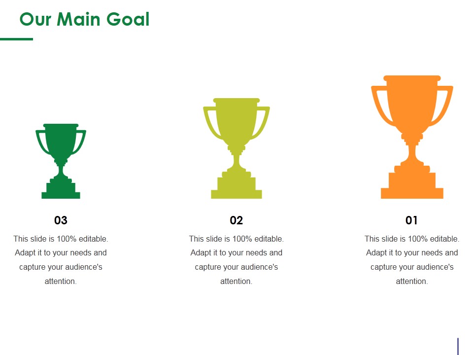 Our Main Goal Ppt PowerPoint Presentation Slides Graphics Tutorials