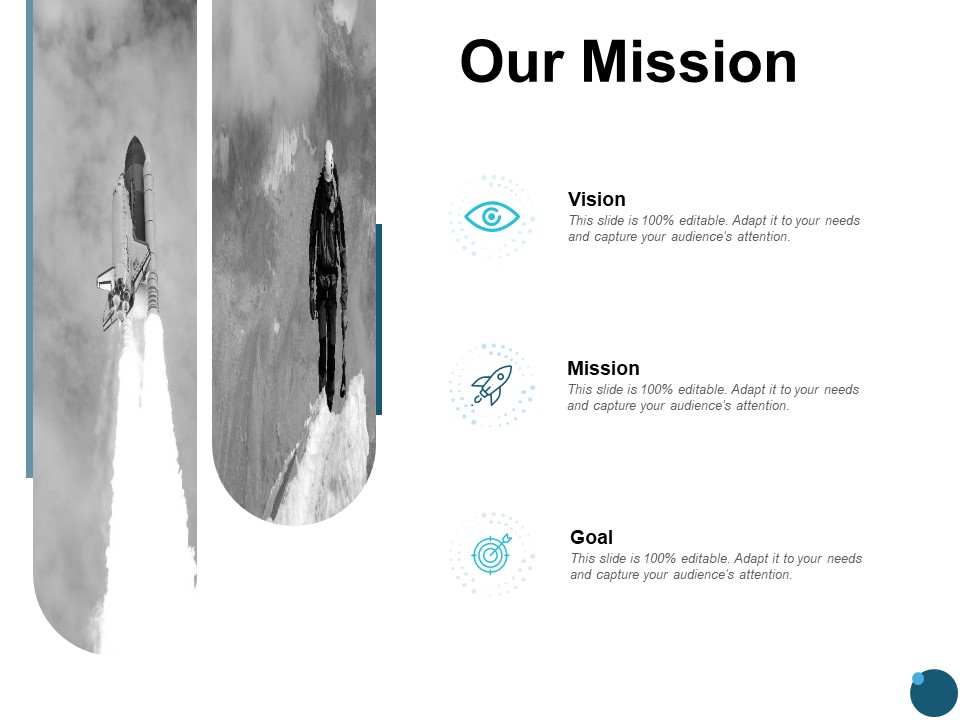 Our Mission And Vision Goal Ppt PowerPoint Presentation Infographic Template Designs
