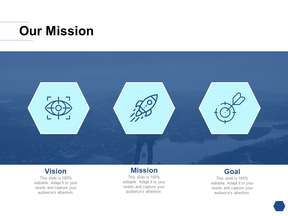 Our Mission And Vision Goal Ppt PowerPoint Presentation Styles Guide