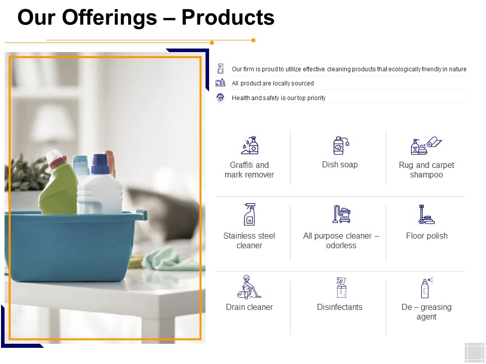 Our Offerings Products Ppt PowerPoint Presentation Outline Inspiration