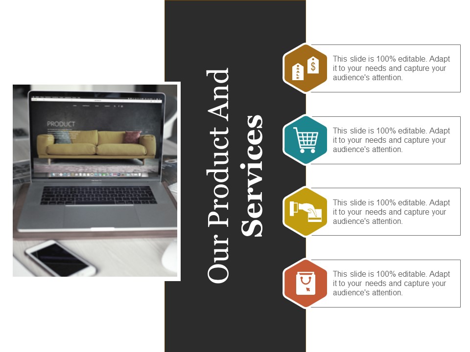 Our Product And Services Ppt PowerPoint Presentation Pictures Visuals