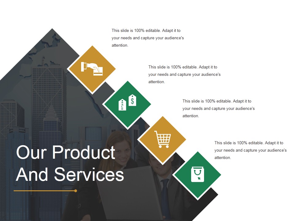 Our Product And Services Template 1 Ppt PowerPoint Presentation Show Background Image