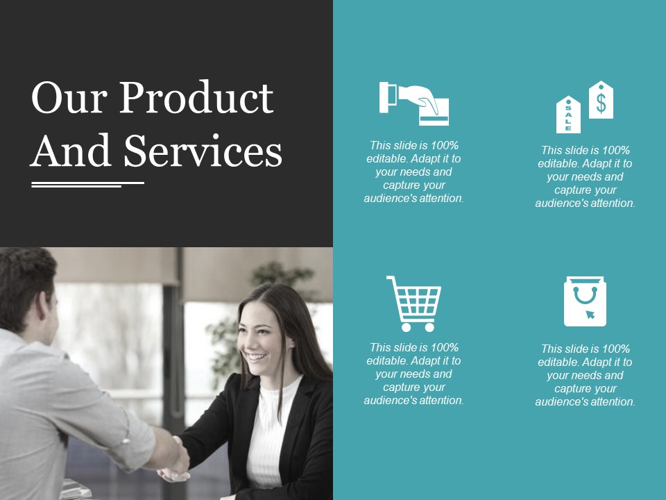 Our Product And Services Template 1 Ppt PowerPoint Presentation Show Model