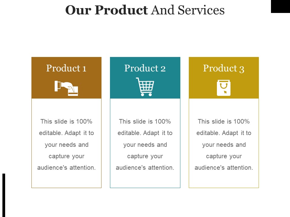 Our Product And Services Template Ppt PowerPoint Presentation Model Graphic Tips