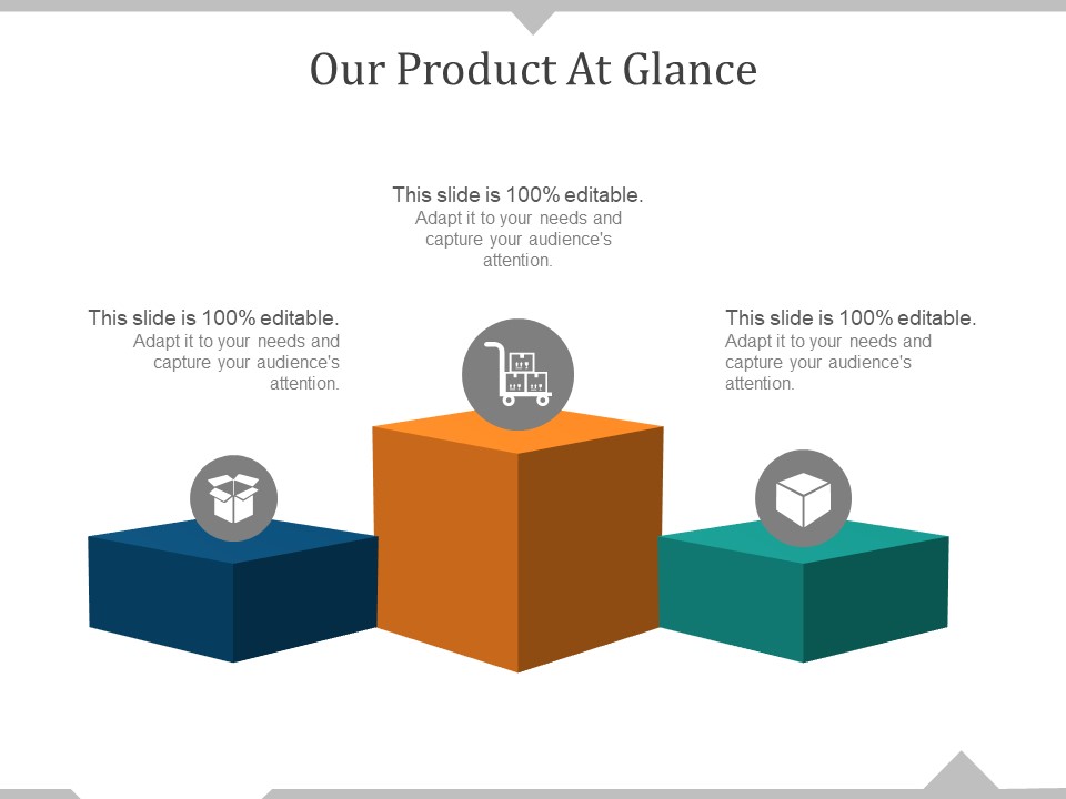 Our Product At Glance Ppt PowerPoint Presentation Styles Visuals
