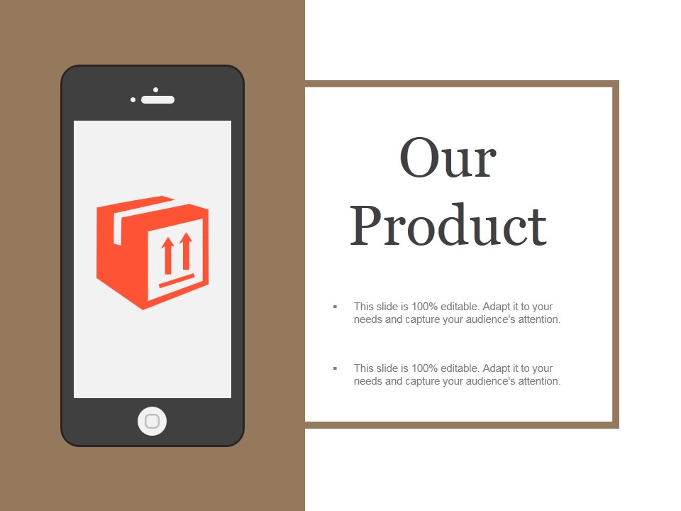 Our Product Template 2 Ppt PowerPoint Presentation Designs Download
